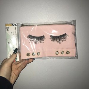 Pink Pencil Pouch/Makeup Bag